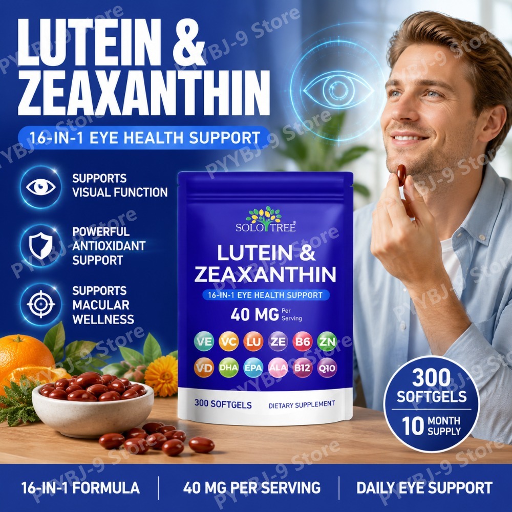Health Wellness Month - SOLOTREE Luteína 40mg Zeaxantina 8mg 16