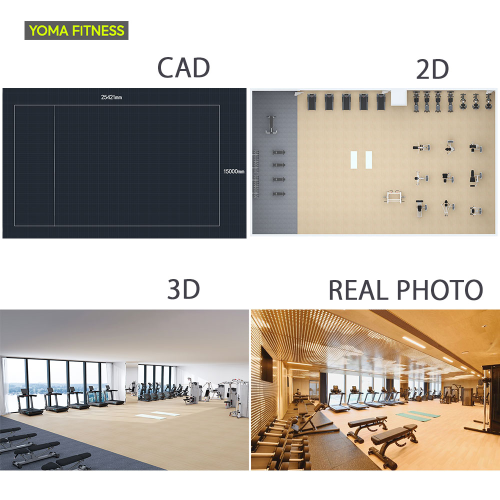 Health Wellness Center - Conjuntos de equipos de entrenamiento de