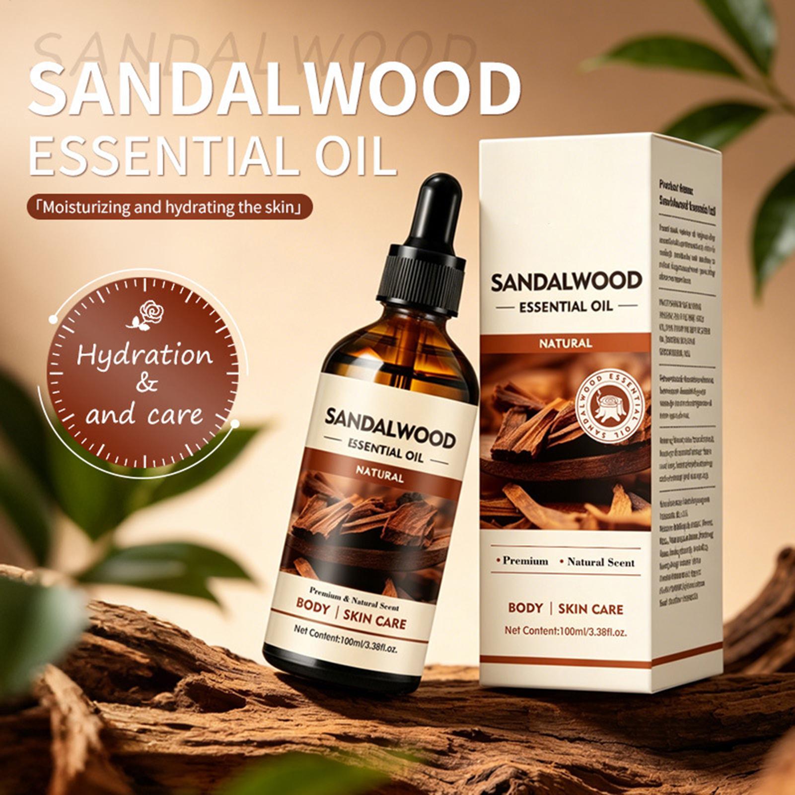 Aromatherapy Diffuser - Aceite aromático de sándalo, 100ml, aceite