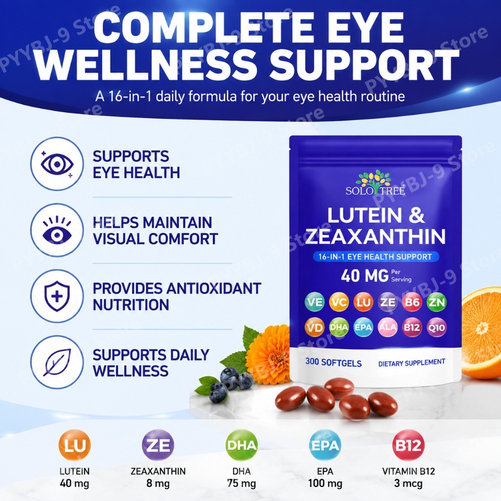 SOLOTREE Luteína 40mg Zeaxanti - Health Wellness Month reseña y precio
