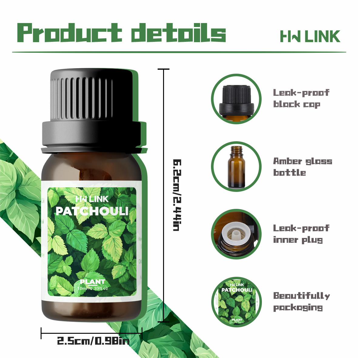 Aceite Esencial de Pachuli 10m - Aromatherapy Diffuser reseña y precio