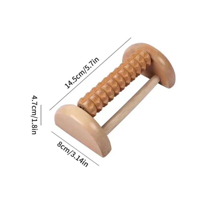 1 unidad de rodillo de madera  - Reflexology Foot Roller reseña y precio
