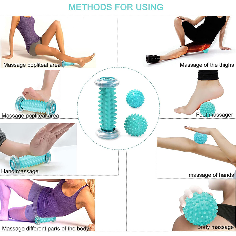 Masajeador de Pies, Rodillo de - Reflexology Foot Roller reseña y precio