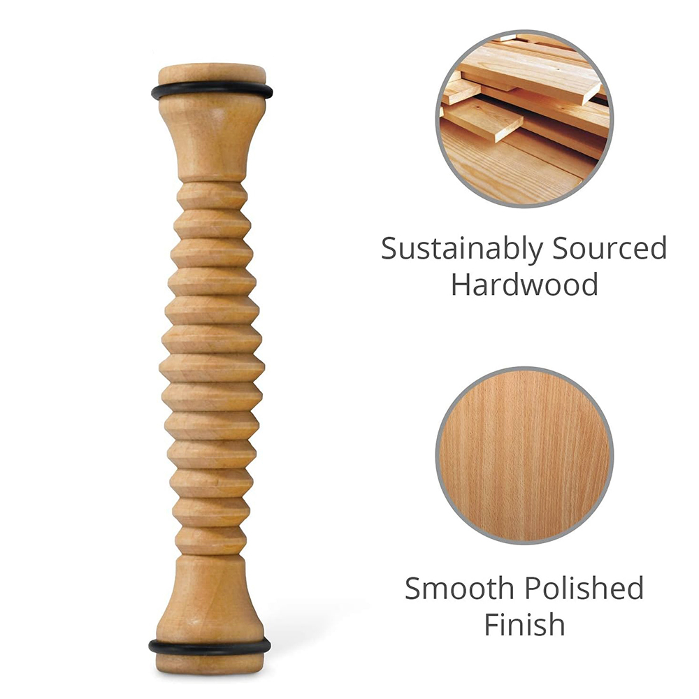 Masajeador de madera para espa - Reflexology Foot Roller reseña y precio