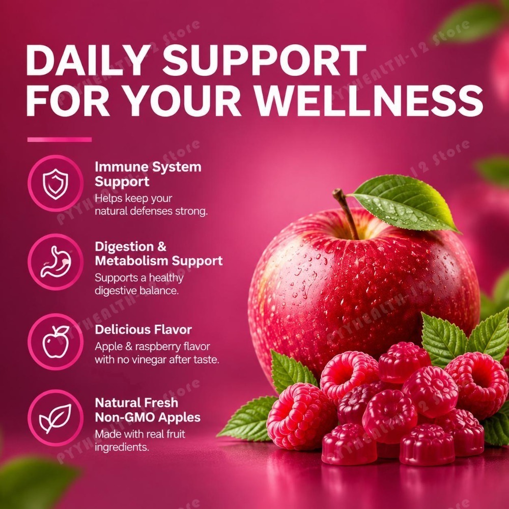 Gomitas de vinagre de manzana  - Health Wellness Month reseña y precio