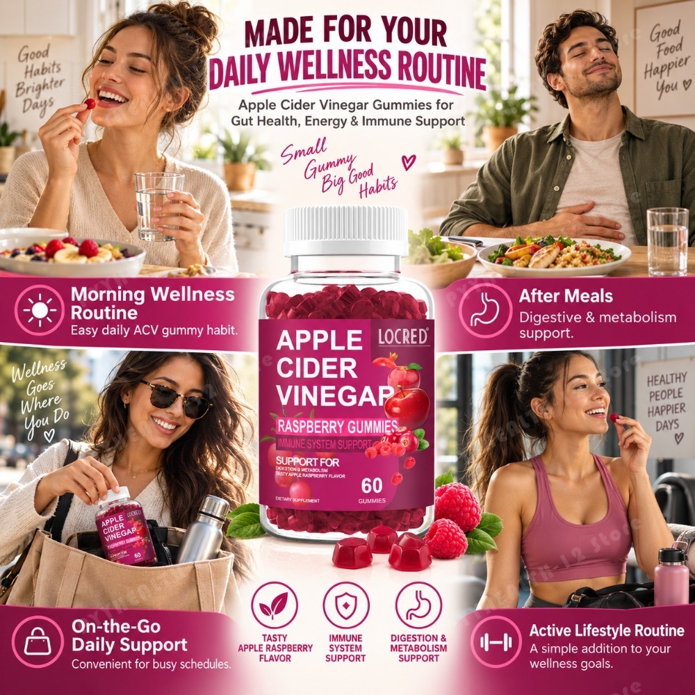 Gomitas de vinagre de manzana  - Health Wellness Month reseña y precio