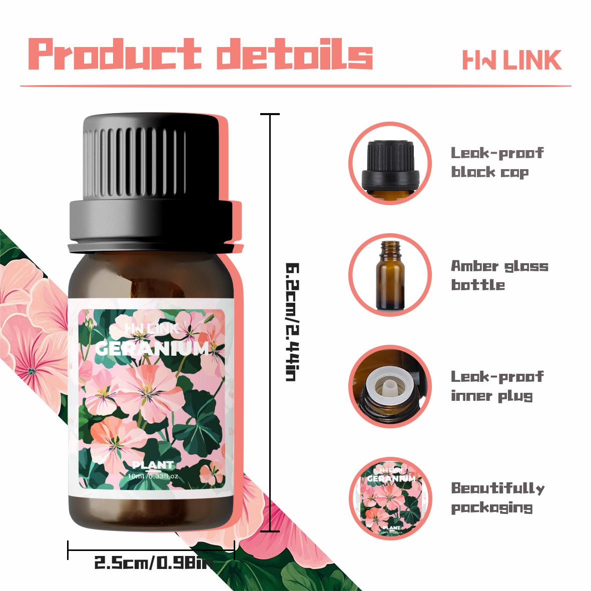 Aceites Esenciales de Geranio  - Aromatherapy Diffuser reseña y precio