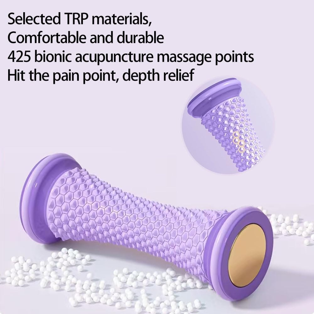 Rodillo de masaje ergonómico p - Reflexology Foot Roller reseña y precio